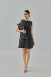 Colette Buckle Shift Dress